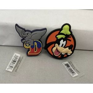 Goofy & Dumbo Disney Crocs Shoe Charm Jibbitz NWT Authentic